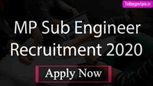 MP Sub Engineer Recruitment 2020
