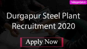 durgapur steel plant recruitment 2020 | SAIL Recruitment 2020