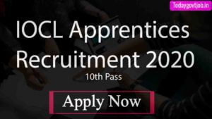 IOCL Apprentices Recruitment 2020