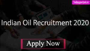 Indian Oil Corporation Limited Recruitment 2020