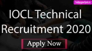 IOCL Non-Executive Recruitment 2020