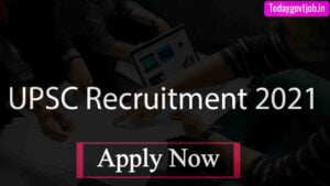 UPSC Engineering Recruitment 2021