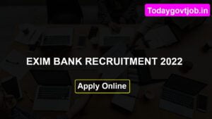 EXIM Bank Management Trainee Recruitment 2022