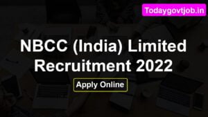 NBCC (India) Limited Recruitment 2022