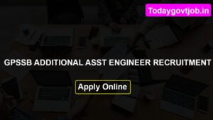 GPSSB Additional Asst Engineer Recruitment 2022