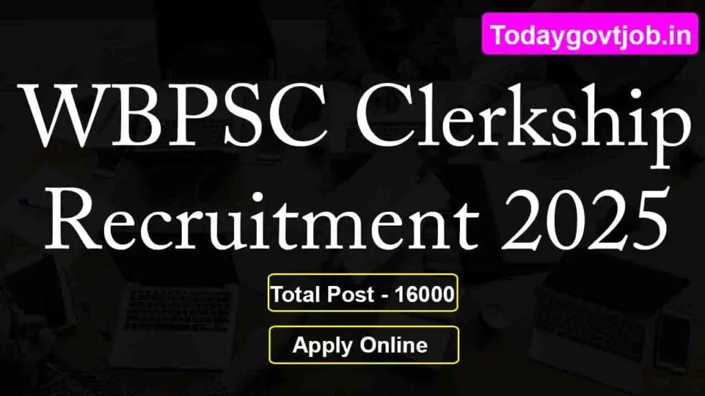 WBPSC Clerkship Recruitment 2024-25 1 WBPSC Clerkship Recruitment 2024-25